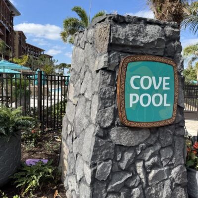 Cove Pool at the Island Tower at Disney's Polynesian Village Resort