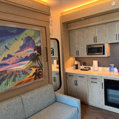 Duo Studio Kitchenette in the Island Tower at Disney's Polynesian Village Resort