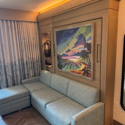 Duo Studio Pull Down Bed in the Island Tower at Disney's Polynesian Village Resort