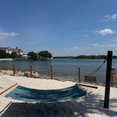 Hammocks at the Island Tower at Disney's Polynesian Village Resort