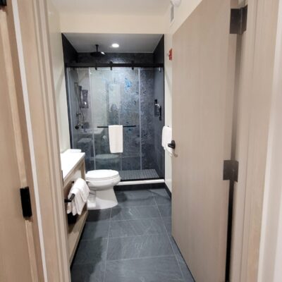 One Bedroom Villa Bathroom in the Island Tower at Disney's Polynesian Village Resort