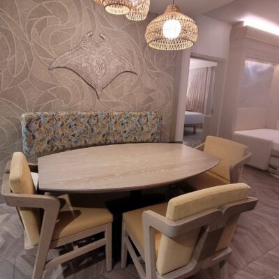 One Bedroom Villa Dining Table in the Island Tower at Disney's Polynesian Village Resort