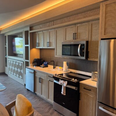 One Bedroom Villa Full Kitchen in the Island Tower at Disney's Polynesian Village Resort