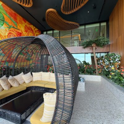 Terrace Seating in the Island Tower at Disney's Polynesian Village Resort