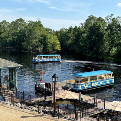 Boats to Disney Springs at Disney's Port Orleans Resort - French Quarter