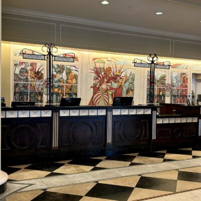 Check In Desks at Disney's Port Orleans Resort - French Quarter