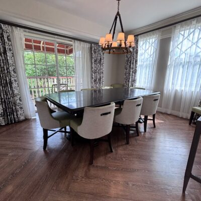 Dining Table in a Three Bedroom Villa at Disney's Saratoga Springs Resort and Spa
