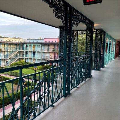 Exterior Hallways at Disney's Port Orleans Resort - French Quarter