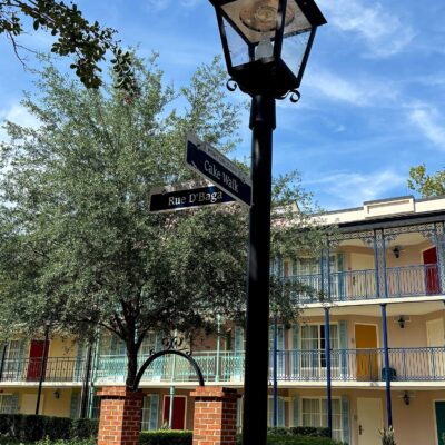 French Quarter Architecture at Disney's Port Orleans Resort - French Quarter
