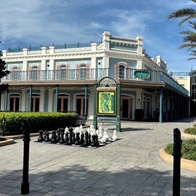 Giant Chess at Disney's Port Orleans Resort - French Quarter