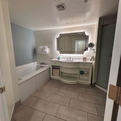 Primary Ensuite in a Three Bedroom Villa at Disney's Saratoga Springs Resort and Spa