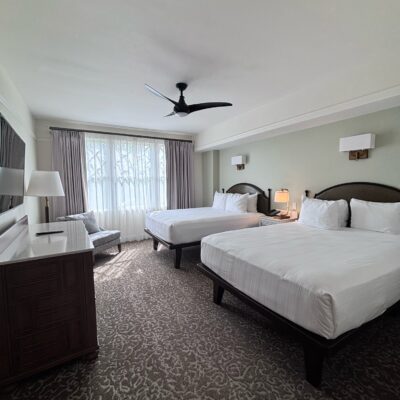 Third Bedroom (2 Queens) in a Three Bedroom Villa at Disney's Saratoga Springs Resort and Spa