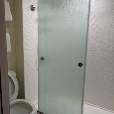 Walk-In Shower in King Room at Disney's Port Orleans Resort - French Quarter
