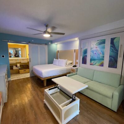5th Sleeper Room with Little Mermaid Theme at Caribbean Beach Resort