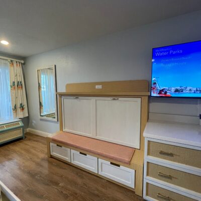 Child-Size Pull-Down Bed in Little Mermaid 5th Sleeper Room at Caribbean Beach Resort