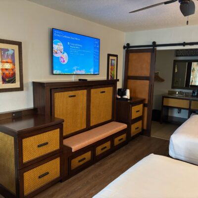 Standard 2 Queen Room with 5th Sleeper at Caribbean Beach Resort