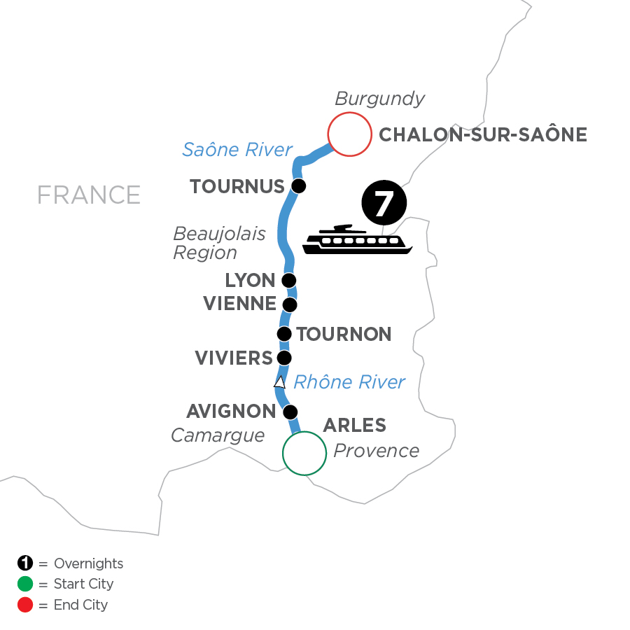 Wine Lovers River Cruise - Avalon Waterways Itinerary