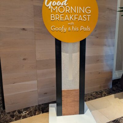 Good Morning Breakfast with Goofy at the Four Seasons Orlando