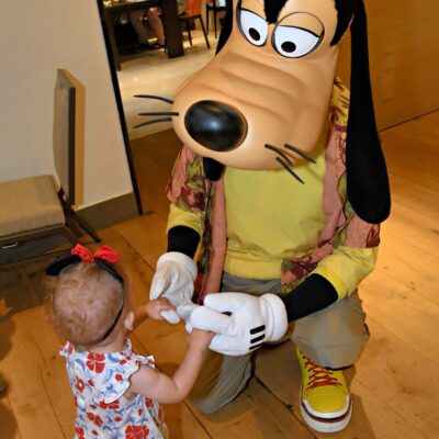 Goofy at the Four Seasons Character Breakfast