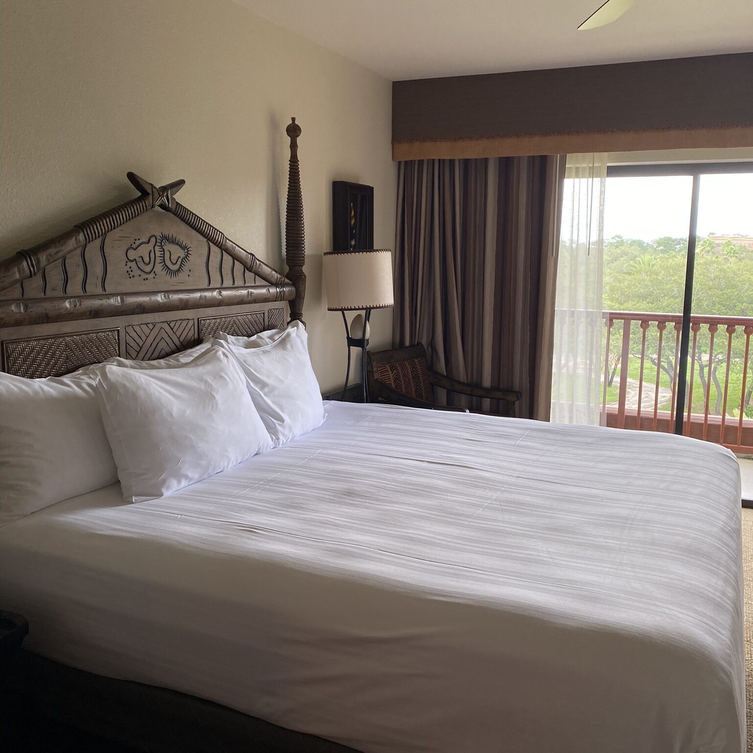 Animal Kingdom Lodge One Bedroom Villa - Master Bedroom Animal Kingdom Lodge One Bedroom Villa - Master Bedroom