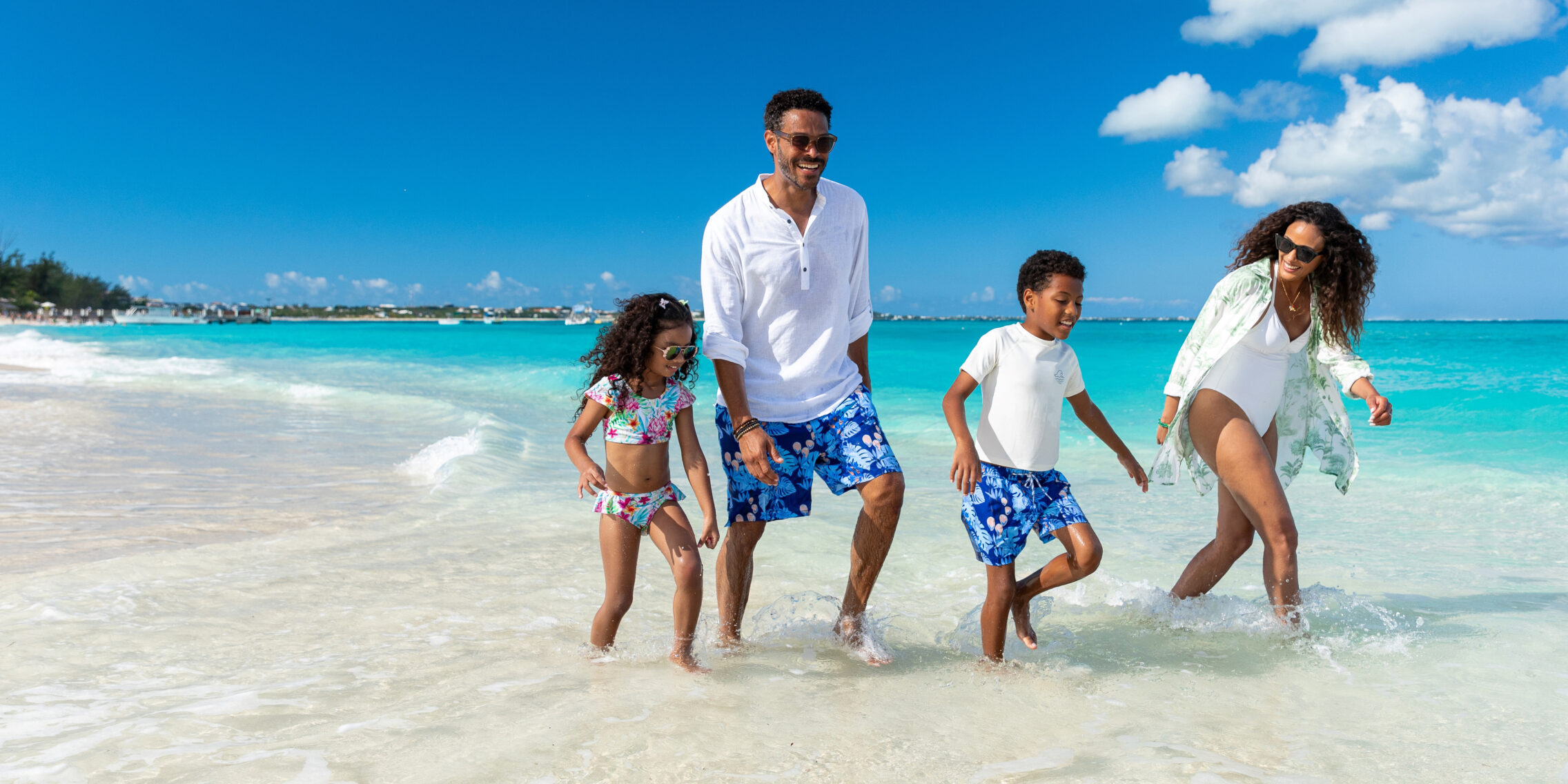Family on a Beach Vacation Family on a Beach Vacation