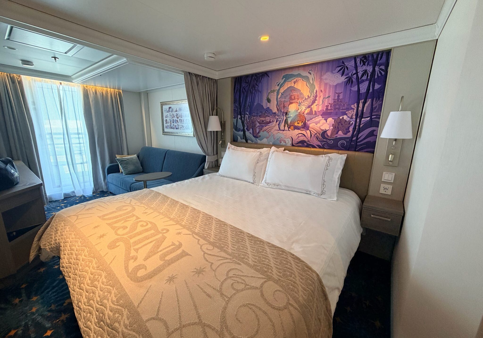 Disney Destiny - Deluxe Oceanview Stateroom with Verandah