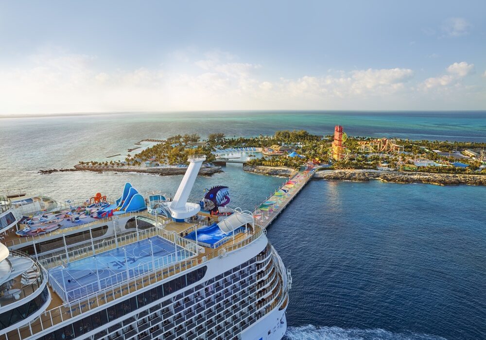 Royal Caribbean Wonder of the Seas at Perfect Day at CocoCay