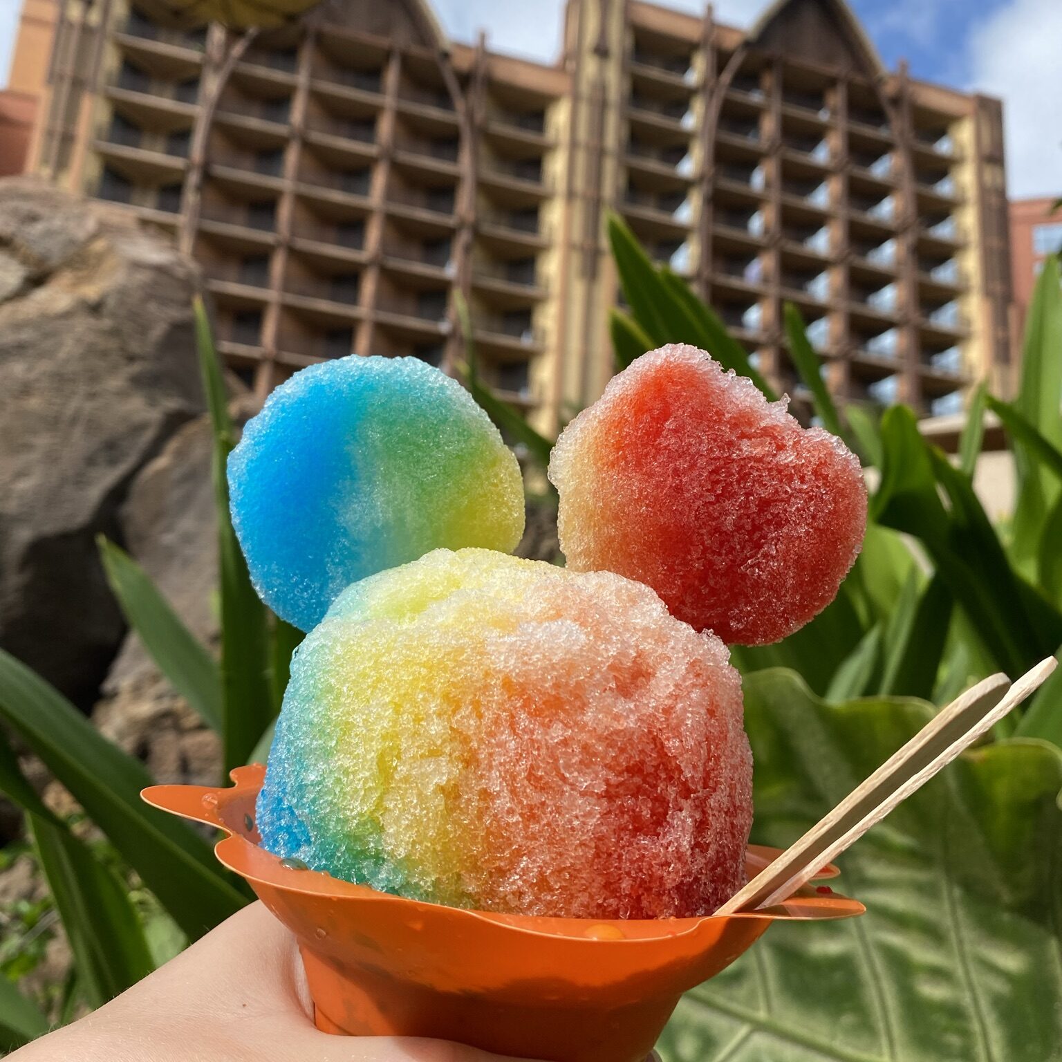 Shave Ice with Mickey Ears at Aulani, a Disney Resort and Spa Shave Ice with Mickey Ears at Aulani, a Disney Resort and Spa