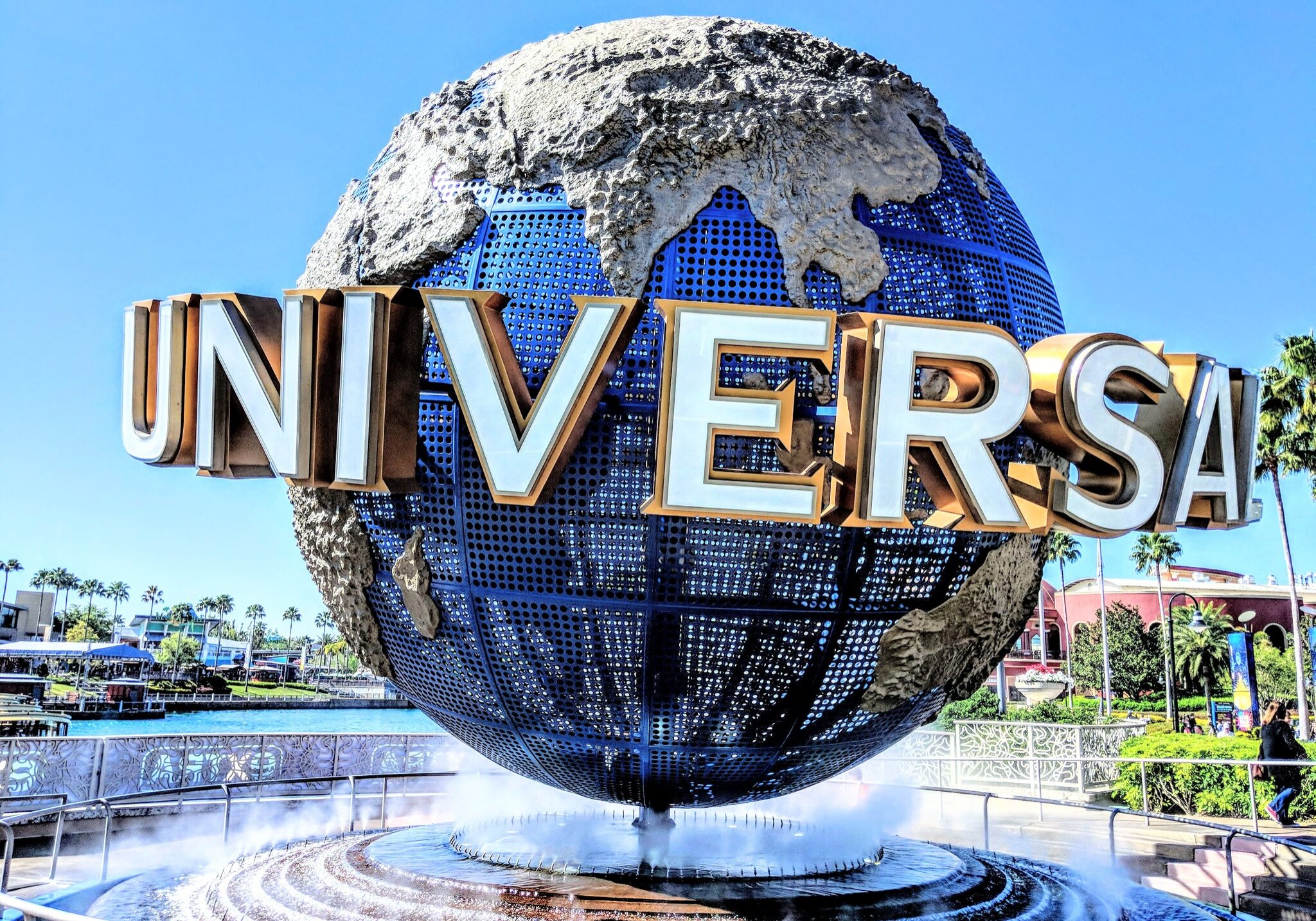 Iconic Universal Globe at Universal Orlando Resort